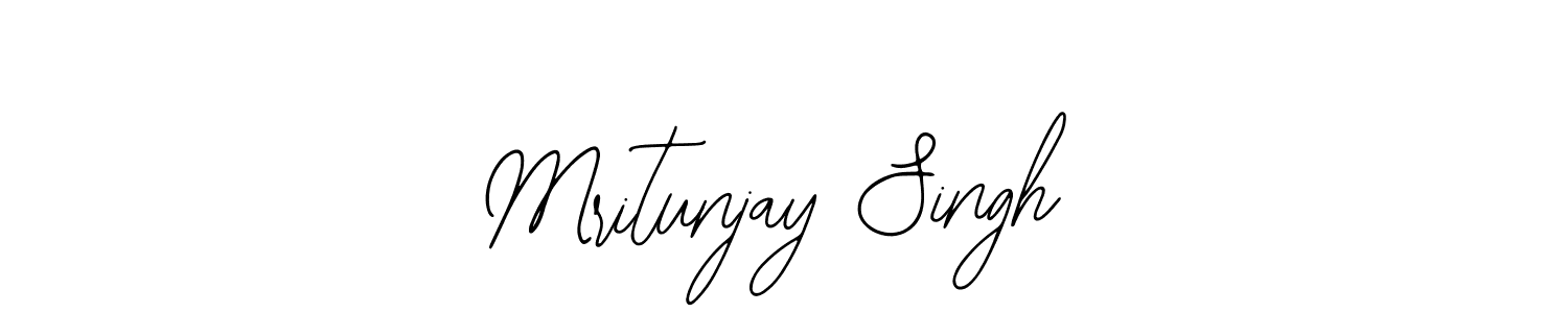 You should practise on your own different ways (Bearetta-2O07w) to write your name (Mritunjay Singh) in signature. don't let someone else do it for you. Mritunjay Singh signature style 12 images and pictures png