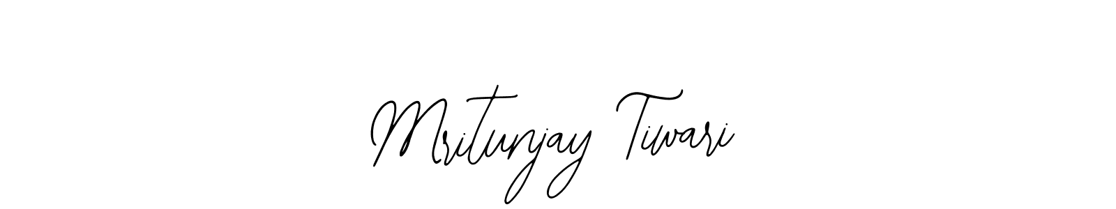 How to make Mritunjay Tiwari name signature. Use Bearetta-2O07w style for creating short signs online. This is the latest handwritten sign. Mritunjay Tiwari signature style 12 images and pictures png