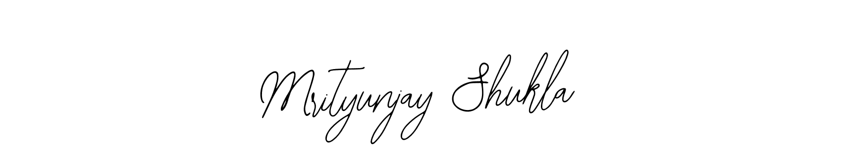 How to make Mrityunjay Shukla name signature. Use Bearetta-2O07w style for creating short signs online. This is the latest handwritten sign. Mrityunjay Shukla signature style 12 images and pictures png