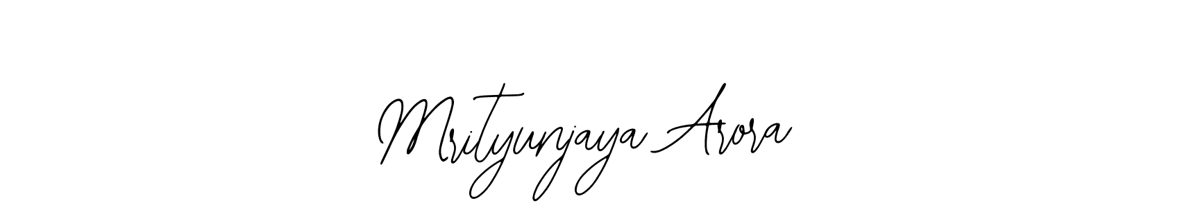 Also we have Mrityunjaya Arora name is the best signature style. Create professional handwritten signature collection using Bearetta-2O07w autograph style. Mrityunjaya Arora signature style 12 images and pictures png
