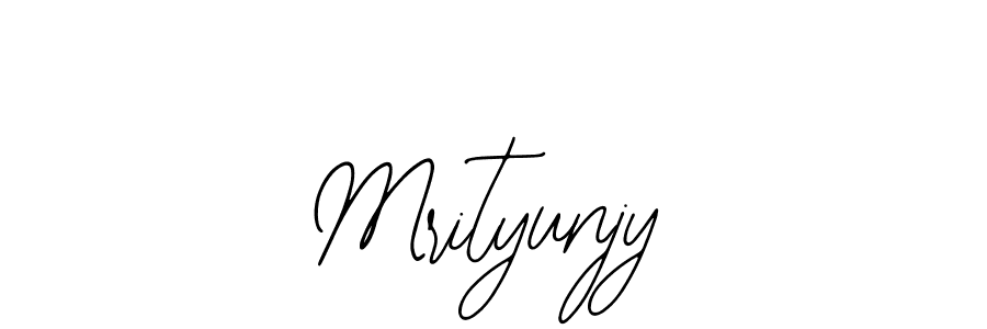 How to make Mrityunjy name signature. Use Bearetta-2O07w style for creating short signs online. This is the latest handwritten sign. Mrityunjy signature style 12 images and pictures png