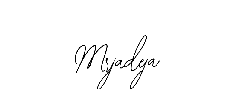 The best way (Bearetta-2O07w) to make a short signature is to pick only two or three words in your name. The name Mrjadeja include a total of six letters. For converting this name. Mrjadeja signature style 12 images and pictures png