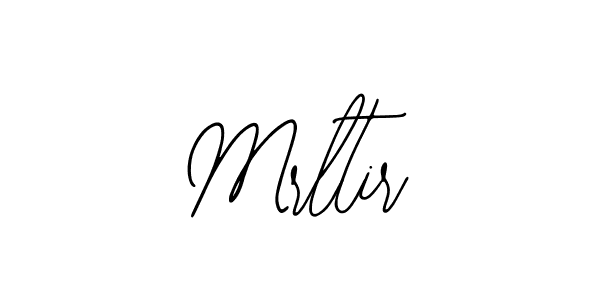 Use a signature maker to create a handwritten signature online. With this signature software, you can design (Bearetta-2O07w) your own signature for name Mrltir. Mrltir signature style 12 images and pictures png