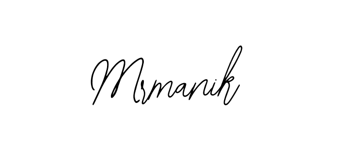 Use a signature maker to create a handwritten signature online. With this signature software, you can design (Bearetta-2O07w) your own signature for name Mrmanik. Mrmanik signature style 12 images and pictures png