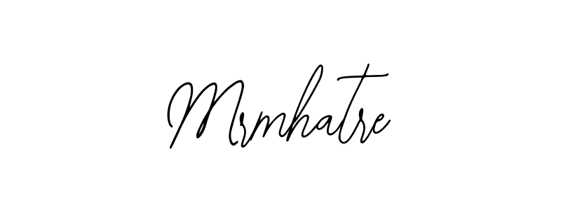 You should practise on your own different ways (Bearetta-2O07w) to write your name (Mrmhatre) in signature. don't let someone else do it for you. Mrmhatre signature style 12 images and pictures png