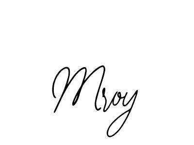 How to make Mroy name signature. Use Bearetta-2O07w style for creating short signs online. This is the latest handwritten sign. Mroy signature style 12 images and pictures png