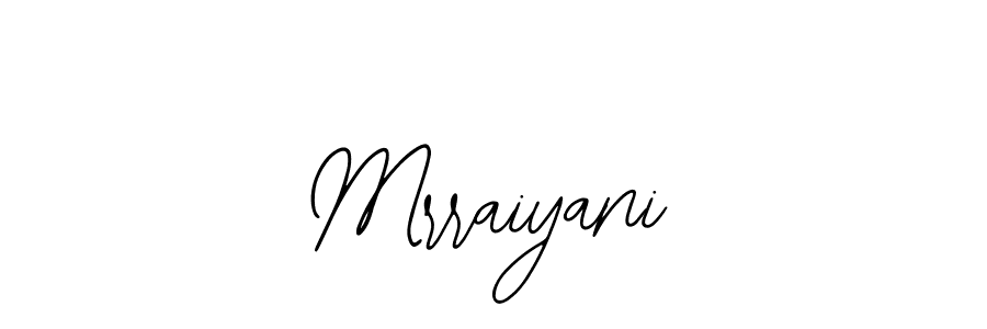 Bearetta-2O07w is a professional signature style that is perfect for those who want to add a touch of class to their signature. It is also a great choice for those who want to make their signature more unique. Get Mrraiyani name to fancy signature for free. Mrraiyani signature style 12 images and pictures png