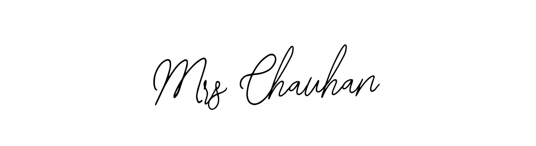 Design your own signature with our free online signature maker. With this signature software, you can create a handwritten (Bearetta-2O07w) signature for name Mrs Chauhan. Mrs Chauhan signature style 12 images and pictures png