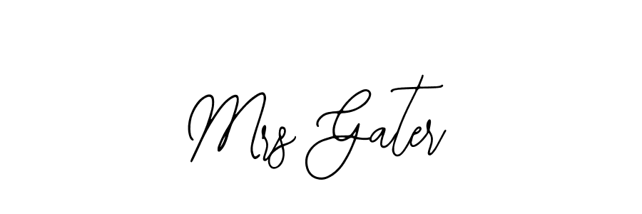 Also You can easily find your signature by using the search form. We will create Mrs Gater name handwritten signature images for you free of cost using Bearetta-2O07w sign style. Mrs Gater signature style 12 images and pictures png