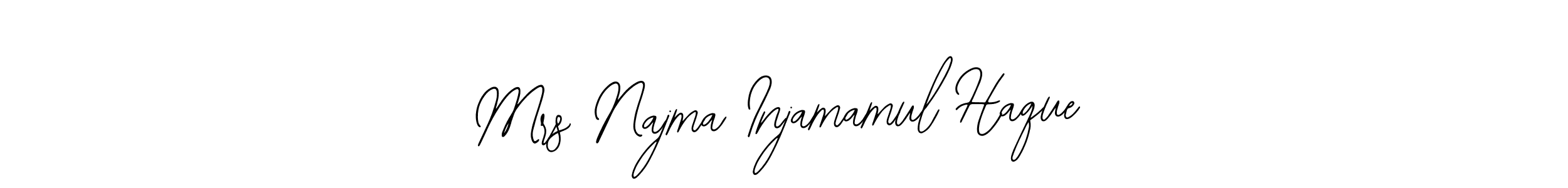 Also we have Mrs Najma Injamamul Haque name is the best signature style. Create professional handwritten signature collection using Bearetta-2O07w autograph style. Mrs Najma Injamamul Haque signature style 12 images and pictures png