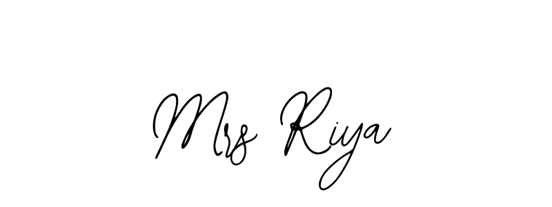 How to make Mrs Riya signature? Bearetta-2O07w is a professional autograph style. Create handwritten signature for Mrs Riya name. Mrs Riya signature style 12 images and pictures png