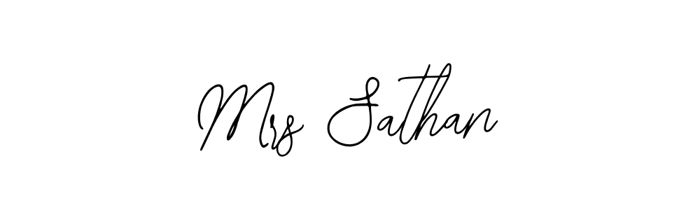 Best and Professional Signature Style for Mrs Sathan. Bearetta-2O07w Best Signature Style Collection. Mrs Sathan signature style 12 images and pictures png