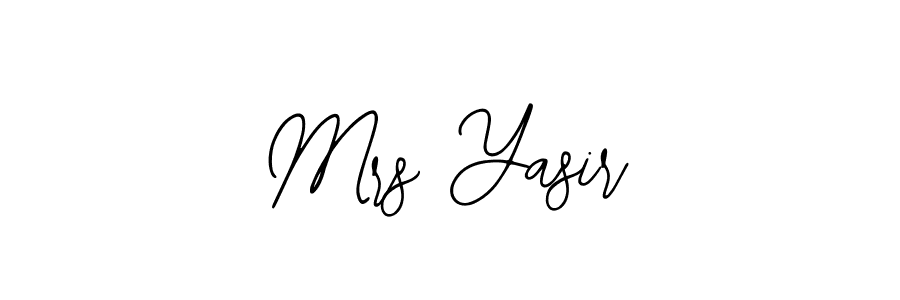 Make a beautiful signature design for name Mrs Yasir. Use this online signature maker to create a handwritten signature for free. Mrs Yasir signature style 12 images and pictures png