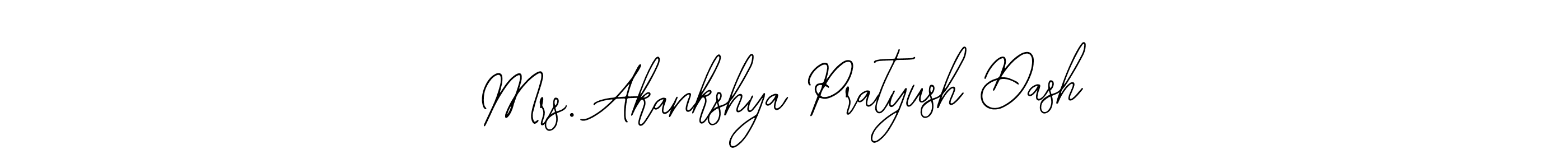 Mrs. Akankshya Pratyush Dash stylish signature style. Best Handwritten Sign (Bearetta-2O07w) for my name. Handwritten Signature Collection Ideas for my name Mrs. Akankshya Pratyush Dash. Mrs. Akankshya Pratyush Dash signature style 12 images and pictures png