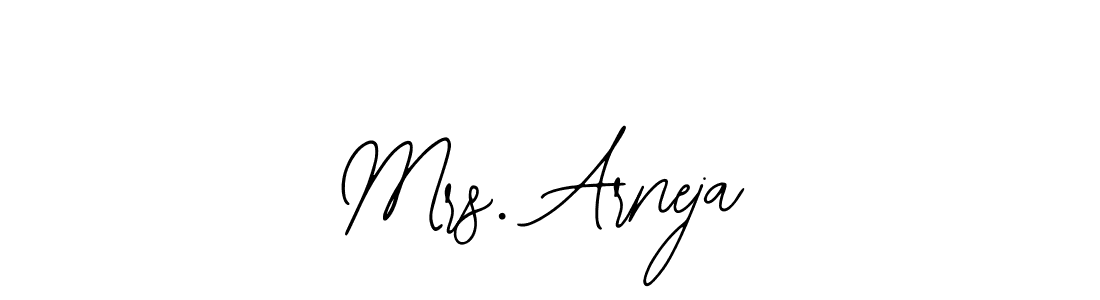 This is the best signature style for the Mrs. Arneja name. Also you like these signature font (Bearetta-2O07w). Mix name signature. Mrs. Arneja signature style 12 images and pictures png