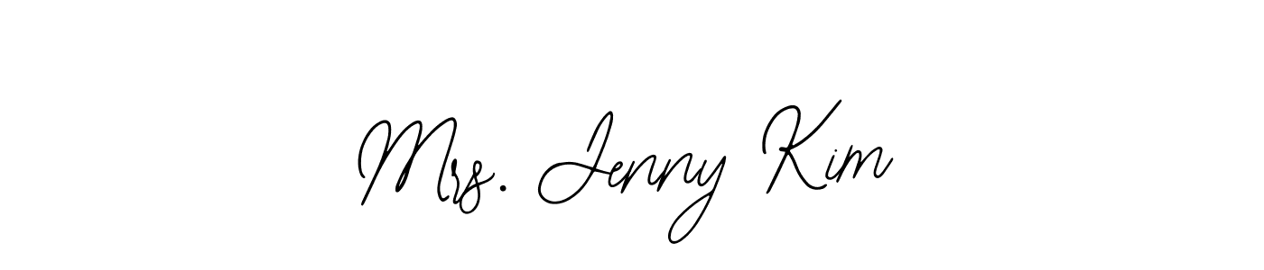 Make a short Mrs. Jenny Kim signature style. Manage your documents anywhere anytime using Bearetta-2O07w. Create and add eSignatures, submit forms, share and send files easily. Mrs. Jenny Kim signature style 12 images and pictures png