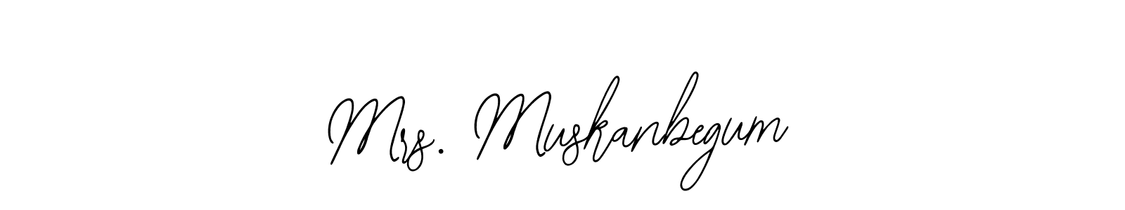 Create a beautiful signature design for name Mrs. Muskanbegum. With this signature (Bearetta-2O07w) fonts, you can make a handwritten signature for free. Mrs. Muskanbegum signature style 12 images and pictures png