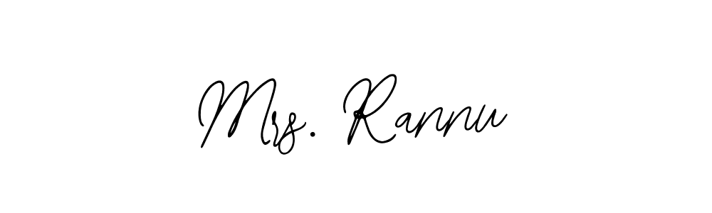 Mrs. Rannu stylish signature style. Best Handwritten Sign (Bearetta-2O07w) for my name. Handwritten Signature Collection Ideas for my name Mrs. Rannu. Mrs. Rannu signature style 12 images and pictures png