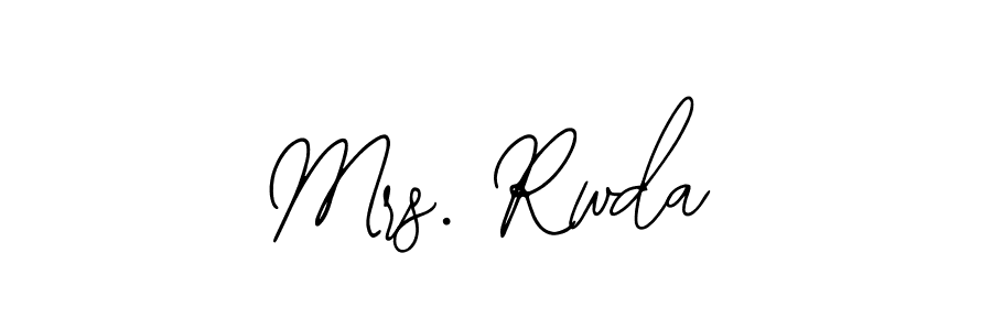 It looks lik you need a new signature style for name Mrs. Rwda. Design unique handwritten (Bearetta-2O07w) signature with our free signature maker in just a few clicks. Mrs. Rwda signature style 12 images and pictures png