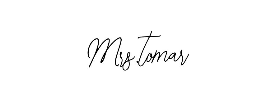 Make a beautiful signature design for name Mrs.tomar. With this signature (Bearetta-2O07w) style, you can create a handwritten signature for free. Mrs.tomar signature style 12 images and pictures png