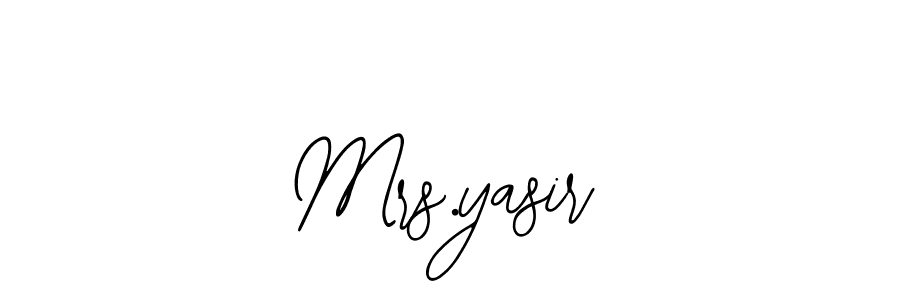 See photos of Mrs.yasir official signature by Spectra . Check more albums & portfolios. Read reviews & check more about Bearetta-2O07w font. Mrs.yasir signature style 12 images and pictures png
