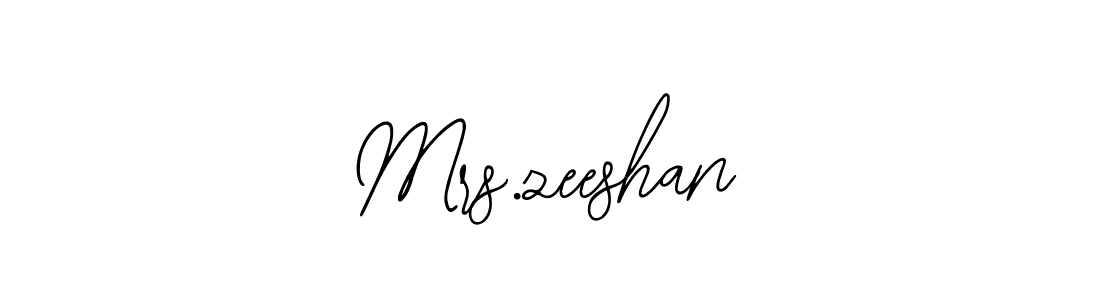 Also we have Mrs.zeeshan name is the best signature style. Create professional handwritten signature collection using Bearetta-2O07w autograph style. Mrs.zeeshan signature style 12 images and pictures png