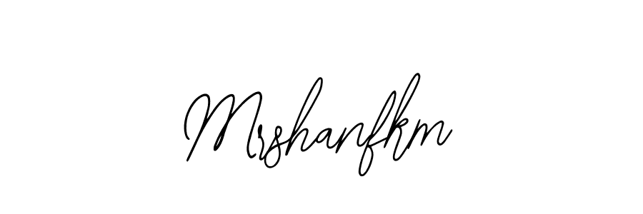 The best way (Bearetta-2O07w) to make a short signature is to pick only two or three words in your name. The name Mrshanfkm include a total of six letters. For converting this name. Mrshanfkm signature style 12 images and pictures png