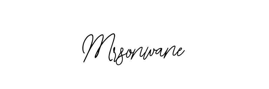 Make a beautiful signature design for name Mrsonwane. With this signature (Bearetta-2O07w) style, you can create a handwritten signature for free. Mrsonwane signature style 12 images and pictures png