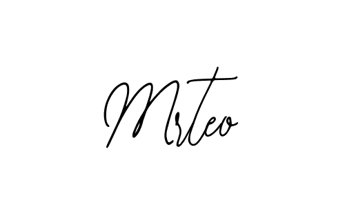 The best way (Bearetta-2O07w) to make a short signature is to pick only two or three words in your name. The name Mrteo include a total of six letters. For converting this name. Mrteo signature style 12 images and pictures png
