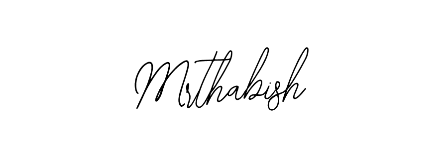 Similarly Bearetta-2O07w is the best handwritten signature design. Signature creator online .You can use it as an online autograph creator for name Mrthabish. Mrthabish signature style 12 images and pictures png