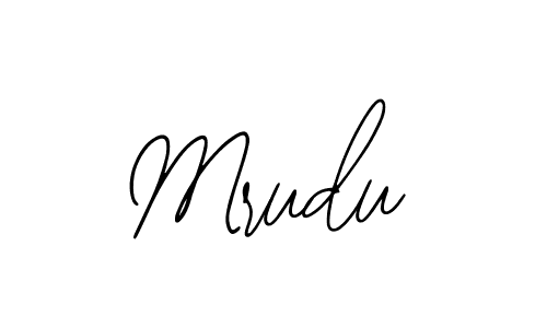 Design your own signature with our free online signature maker. With this signature software, you can create a handwritten (Bearetta-2O07w) signature for name Mrudu. Mrudu signature style 12 images and pictures png