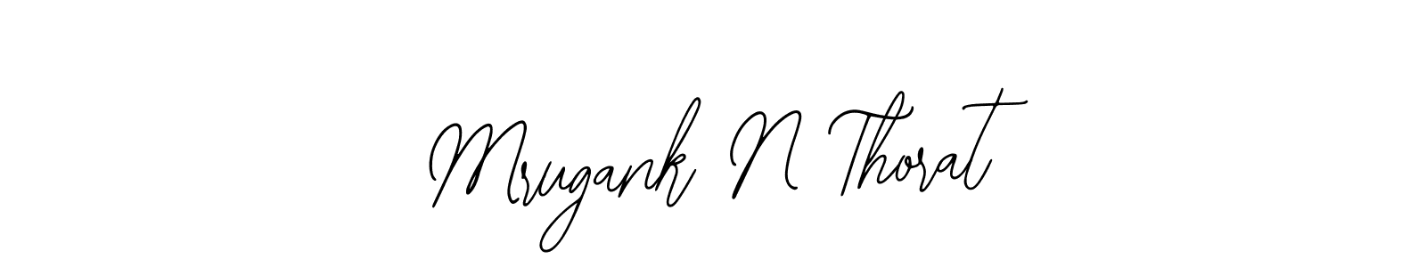 Make a beautiful signature design for name Mrugank N Thorat. With this signature (Bearetta-2O07w) style, you can create a handwritten signature for free. Mrugank N Thorat signature style 12 images and pictures png