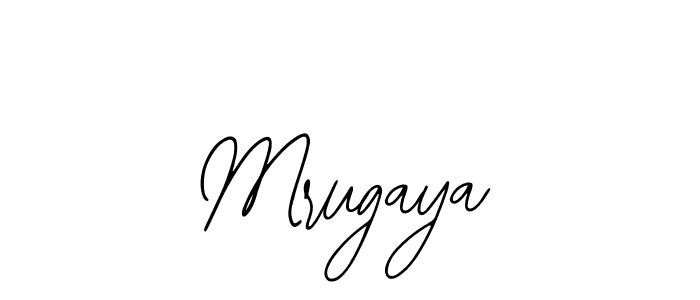 How to make Mrugaya name signature. Use Bearetta-2O07w style for creating short signs online. This is the latest handwritten sign. Mrugaya signature style 12 images and pictures png