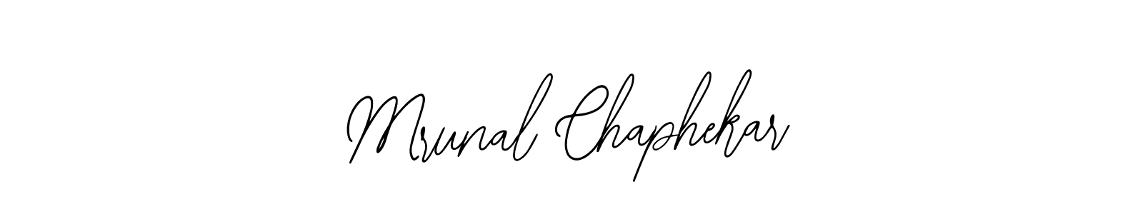 Mrunal Chaphekar stylish signature style. Best Handwritten Sign (Bearetta-2O07w) for my name. Handwritten Signature Collection Ideas for my name Mrunal Chaphekar. Mrunal Chaphekar signature style 12 images and pictures png