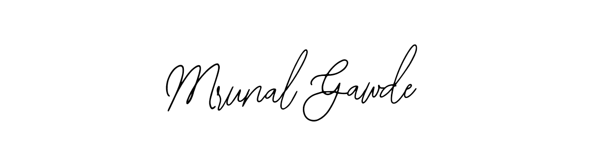 Use a signature maker to create a handwritten signature online. With this signature software, you can design (Bearetta-2O07w) your own signature for name Mrunal Gawde. Mrunal Gawde signature style 12 images and pictures png