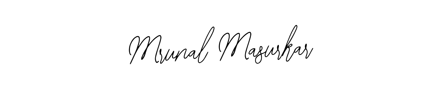 Similarly Bearetta-2O07w is the best handwritten signature design. Signature creator online .You can use it as an online autograph creator for name Mrunal Masurkar. Mrunal Masurkar signature style 12 images and pictures png