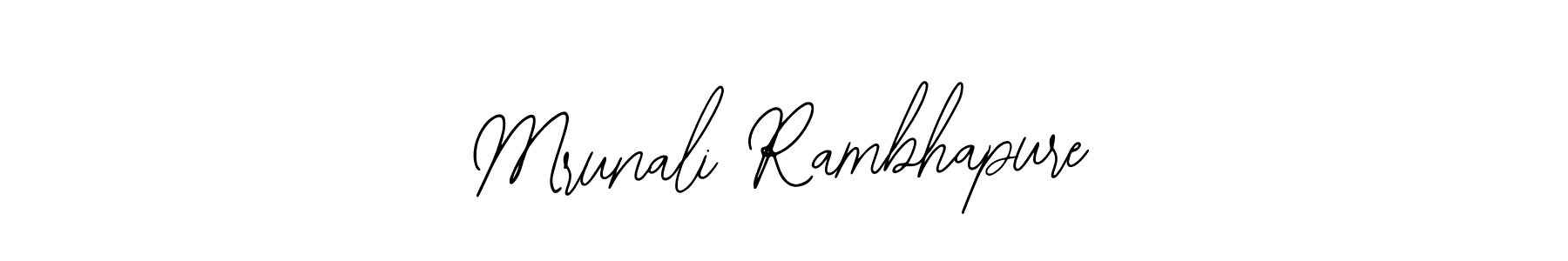 Make a beautiful signature design for name Mrunali Rambhapure. Use this online signature maker to create a handwritten signature for free. Mrunali Rambhapure signature style 12 images and pictures png