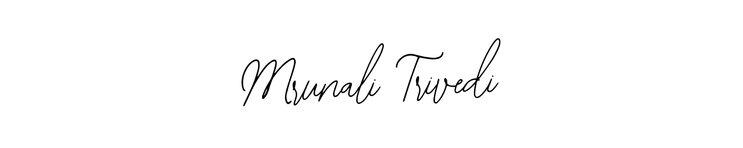 It looks lik you need a new signature style for name Mrunali Trivedi. Design unique handwritten (Bearetta-2O07w) signature with our free signature maker in just a few clicks. Mrunali Trivedi signature style 12 images and pictures png