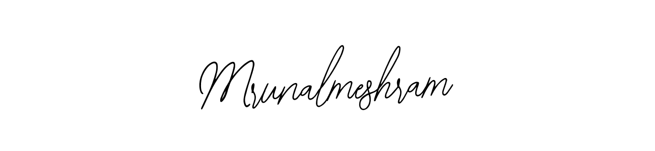 Also we have Mrunalmeshram name is the best signature style. Create professional handwritten signature collection using Bearetta-2O07w autograph style. Mrunalmeshram signature style 12 images and pictures png