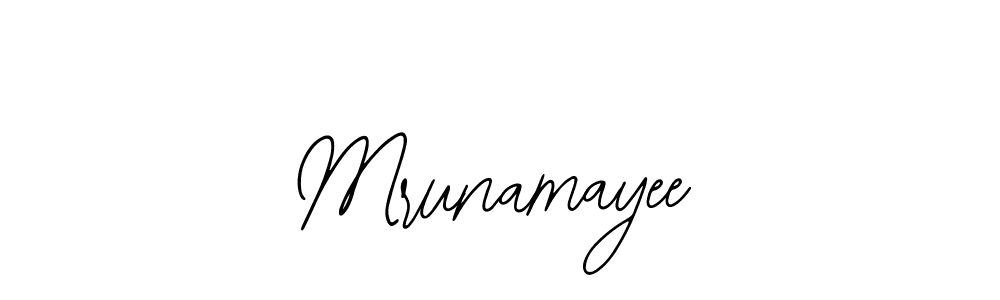 if you are searching for the best signature style for your name Mrunamayee. so please give up your signature search. here we have designed multiple signature styles  using Bearetta-2O07w. Mrunamayee signature style 12 images and pictures png