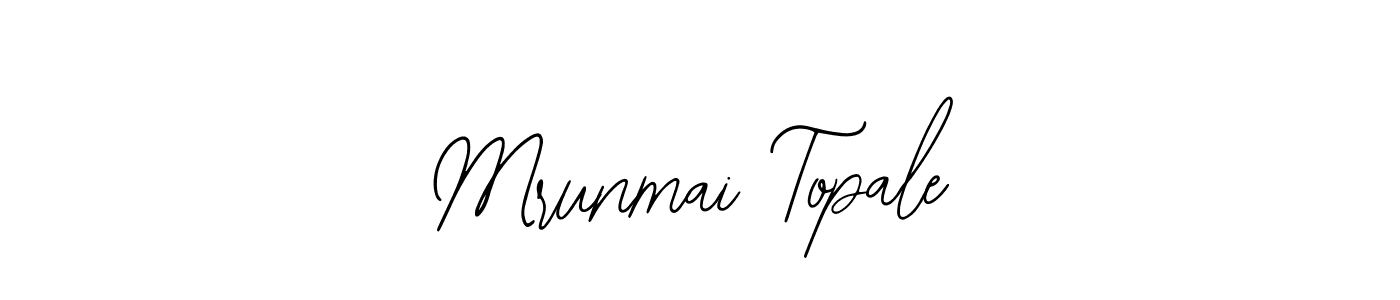 You can use this online signature creator to create a handwritten signature for the name Mrunmai Topale. This is the best online autograph maker. Mrunmai Topale signature style 12 images and pictures png