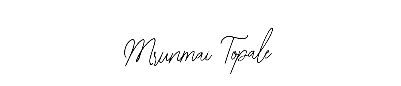 Similarly Bearetta-2O07w is the best handwritten signature design. Signature creator online .You can use it as an online autograph creator for name Mrunmai Topale. Mrunmai Topale signature style 12 images and pictures png