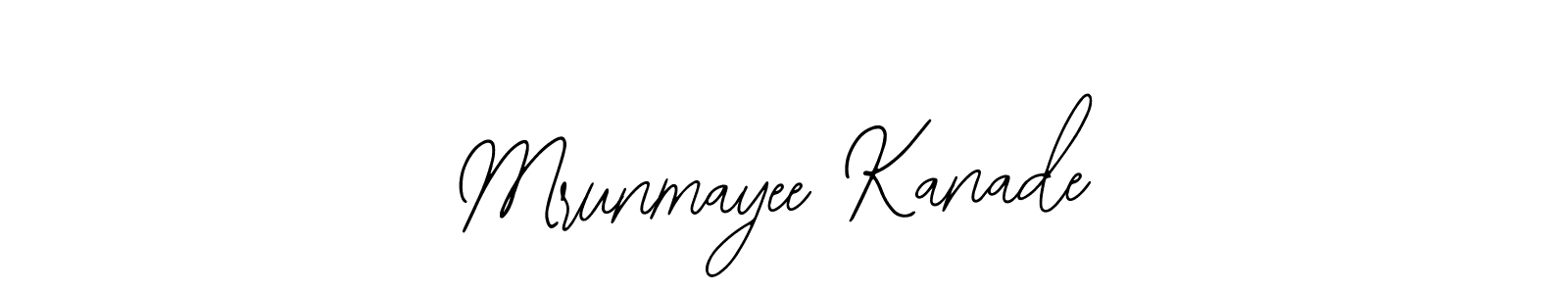 How to make Mrunmayee Kanade signature? Bearetta-2O07w is a professional autograph style. Create handwritten signature for Mrunmayee Kanade name. Mrunmayee Kanade signature style 12 images and pictures png