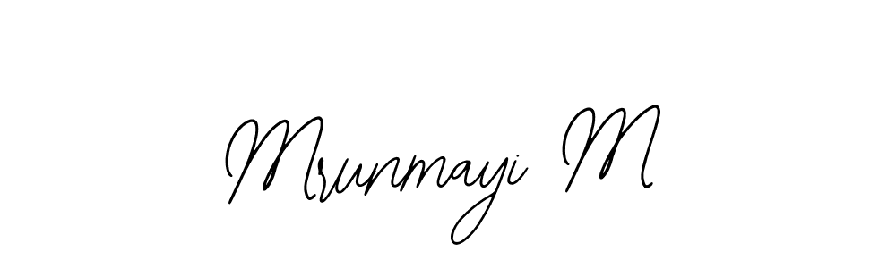 See photos of Mrunmayi M official signature by Spectra . Check more albums & portfolios. Read reviews & check more about Bearetta-2O07w font. Mrunmayi M signature style 12 images and pictures png