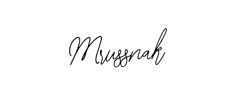 Make a beautiful signature design for name Mrussnak. With this signature (Bearetta-2O07w) style, you can create a handwritten signature for free. Mrussnak signature style 12 images and pictures png