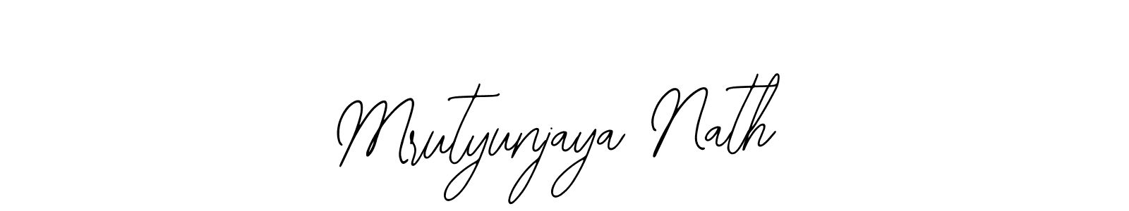 The best way (Bearetta-2O07w) to make a short signature is to pick only two or three words in your name. The name Mrutyunjaya Nath include a total of six letters. For converting this name. Mrutyunjaya Nath signature style 12 images and pictures png