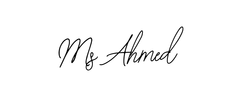 Make a beautiful signature design for name Ms Ahmed. Use this online signature maker to create a handwritten signature for free. Ms Ahmed signature style 12 images and pictures png