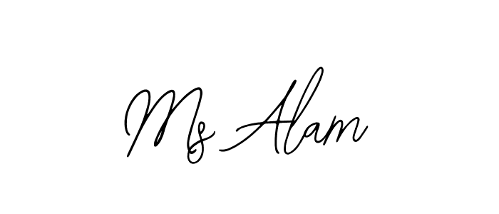 Make a beautiful signature design for name Ms Alam. Use this online signature maker to create a handwritten signature for free. Ms Alam signature style 12 images and pictures png