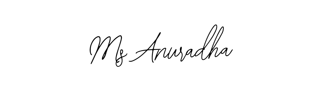 Similarly Bearetta-2O07w is the best handwritten signature design. Signature creator online .You can use it as an online autograph creator for name Ms Anuradha. Ms Anuradha signature style 12 images and pictures png