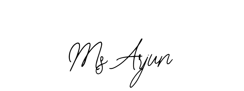 The best way (Bearetta-2O07w) to make a short signature is to pick only two or three words in your name. The name Ms Arjun include a total of six letters. For converting this name. Ms Arjun signature style 12 images and pictures png